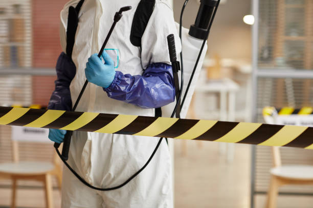 Professional Sewage Cleanup technician working in Humphrey, NE